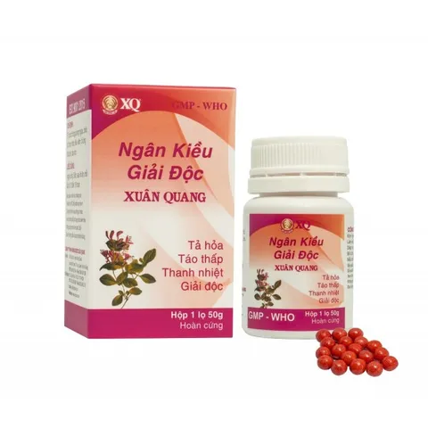 Ngân Kiều Giải Độc Xuân Quang 50g - Thực Phẩm Chức Năng Thanh Nhiệt, Giải Độc, Hỗ Trợ Sức Khỏe Từ Thiên Nhiên