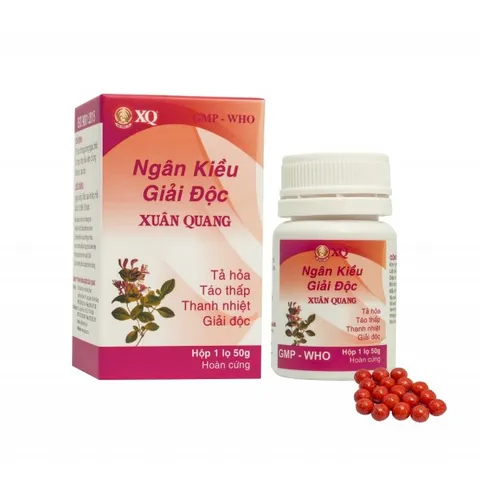 Ngân Kiều Giải Độc Xuân Quang 50g - Thực Phẩm Chức Năng Thanh Nhiệt, Giải Độc, Hỗ Trợ Sức Khỏe Từ Thiên Nhiên