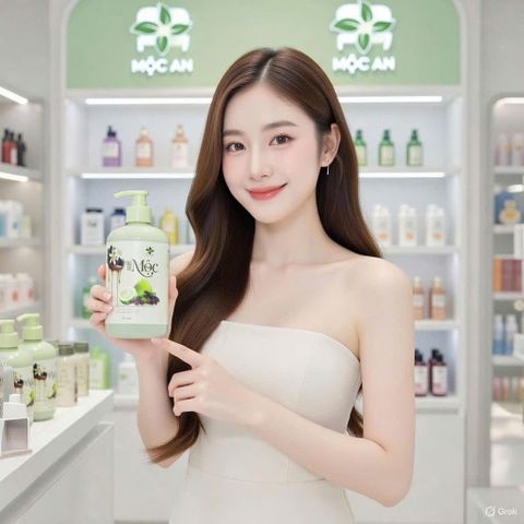 [MUA 1 TẶNG 1] Dầu Gội Cao Cấp MỘC AN 500ml - Chiết Xuất Dầu Bưởi, Bồ Kết, Hương Nhu, Dâu Tằm - Tự Nhiên Giảm Rụng Tóc, Dưỡng Ẩm Da Đầu