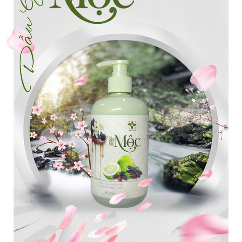[MUA 1 TẶNG 1] Dầu Gội Cao Cấp MỘC AN 500ml - Chiết Xuất Dầu Bưởi, Bồ Kết, Hương Nhu, Dâu Tằm - Tự Nhiên Giảm Rụng Tóc, Dưỡng Ẩm Da Đầu