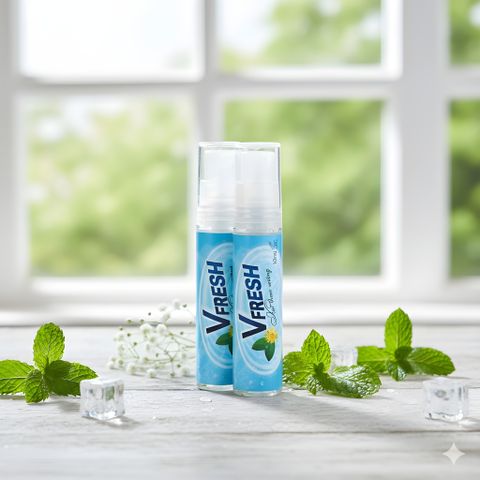 Xịt Thơm Miệng Vfresh 10ml - Khử Mùi Hôi Miệng, Hơi Thở Thơm Mát, Thiết Kế Nhỏ Gọn Dễ Dàng Mang Theo, Tự Tin Giao Tiếp