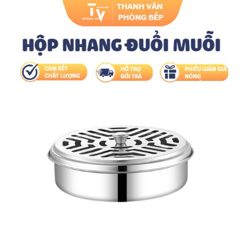 Hộp Nhang Đuổi Muỗi Inox Tiện Lợi - Giải Pháp Bảo Vệ Gia Đình Thân Thiện, Kích Thước Nhỏ Gọn TVKITCHEN