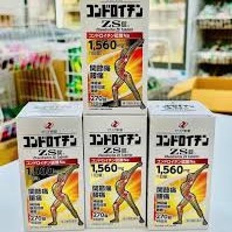 Viên Uống Bổ Xương Khớp Nhật Bản Zeria ZS 1560mg - Hỗ Trợ Khớp - 270 Viên - Sản Phẩm Chất Lượng Cao Nội Địa Nhật