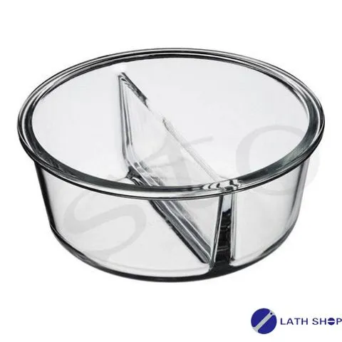 Hộp Thủy Tinh Chịu Nhiệt 2 Ngăn LocknLock LLG861D 900ml - Đựng Thực Phẩm An Toàn, Chịu Nhiệt Lên Đến 400°C, Dễ Dàng Sử Dụng Trong Lò Vi Sóng