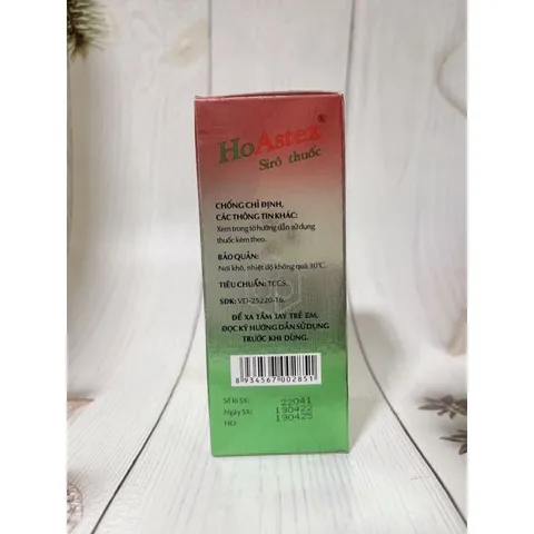 Siro HoAstex OPC 90ML - Thực Phẩm Chức Năng Giảm Ho Tự Nhiên, Dịu Họng và Long Đờm Cho Trẻ Em và Người Lớn