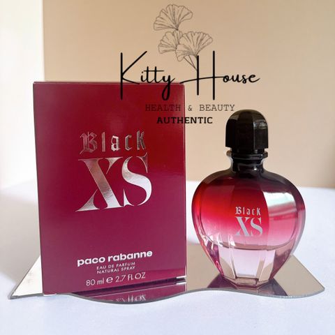 Nước Hoa Nữ Rabanne Black XS for Her Eau de Parfum 80ml - Hương Gỗ Quyến Rũ và Sang Trọng, Phiên Bản 2018