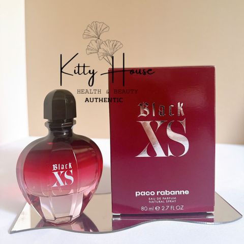 Nước Hoa Nữ Rabanne Black XS for Her Eau de Parfum 80ml - Hương Gỗ Quyến Rũ và Sang Trọng, Phiên Bản 2018