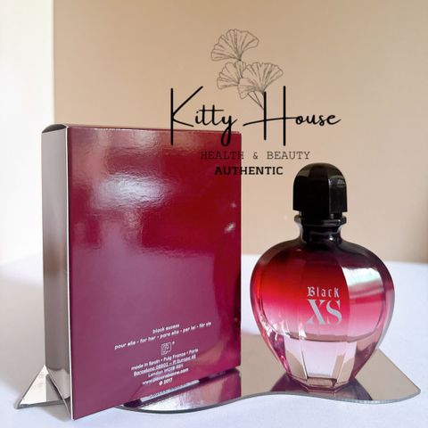 Nước Hoa Nữ Rabanne Black XS for Her Eau de Parfum 80ml - Hương Gỗ Quyến Rũ và Sang Trọng, Phiên Bản 2018