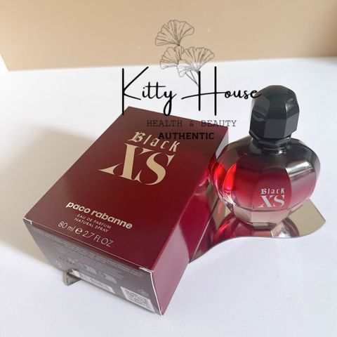 Nước Hoa Nữ Rabanne Black XS for Her Eau de Parfum 80ml - Hương Gỗ Quyến Rũ và Sang Trọng, Phiên Bản 2018