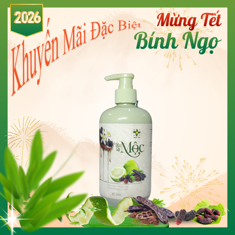 [ MUA 1 TẶNG 1 ] Dầu Gội MỘC AN 500ml - Chiết Xuất Bưởi, Bồ Kết, Hương Nhu Hỗ Trợ Mọc Tóc và Giảm Rụng Tóc, Chăm Sóc Tóc Tự Nhiên