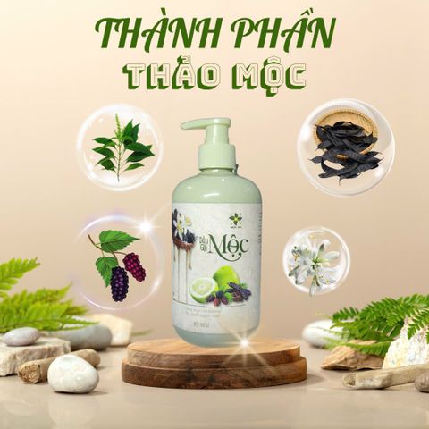 [ MUA 1 TẶNG 1 ] Dầu Gội MỘC AN 500ml - Chiết Xuất Bưởi, Bồ Kết, Hương Nhu Hỗ Trợ Mọc Tóc và Giảm Rụng Tóc, Chăm Sóc Tóc Tự Nhiên