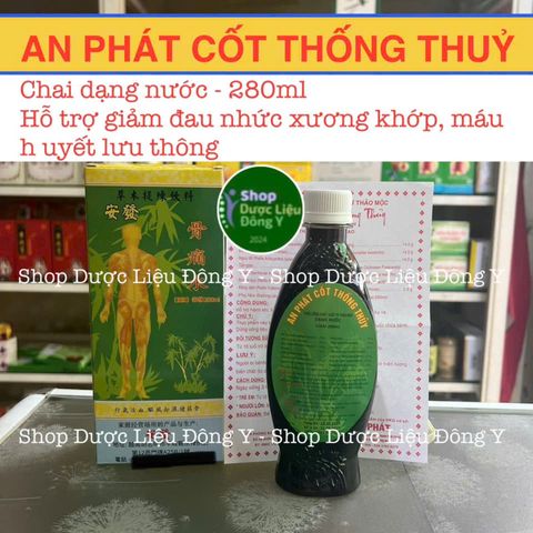 Nước Phong Tê Cốt Thống Thủy 280ml - Hỗ Trợ Điều Trị Đau Nhức Xương Khớp, Tăng Cường Lưu Thông Máu