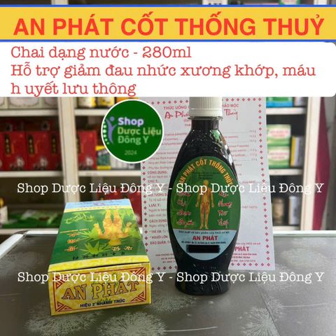 Nước Phong Tê Cốt Thống Thủy 280ml - Hỗ Trợ Điều Trị Đau Nhức Xương Khớp, Tăng Cường Lưu Thông Máu