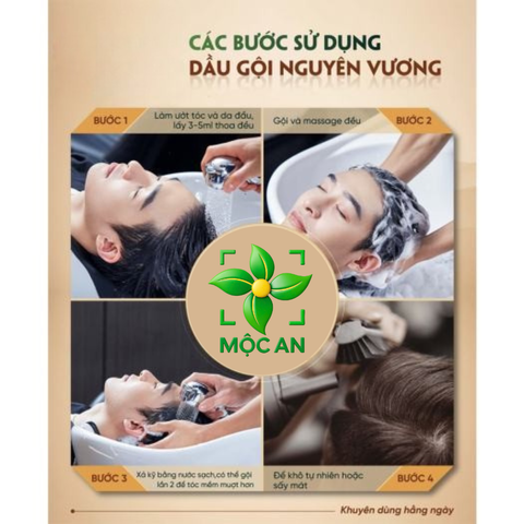 [ MUA 1 TẶNG 1 ] Dầu Gội MỘC Cao Cấp Chiết Xuất Bưởi Bồ Kết & Hương Nhu - Hỗ Trợ Mọc Tóc & Giảm Rụng, Tóc Mềm Mượt Tự Nhiên