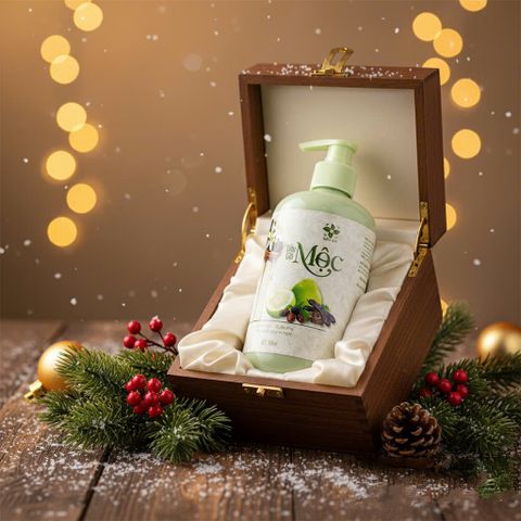 [ MUA 1 TẶNG 1 ] Dầu Gội MỘC Cao Cấp Chiết Xuất Bưởi Bồ Kết & Hương Nhu - Hỗ Trợ Mọc Tóc & Giảm Rụng, Tóc Mềm Mượt Tự Nhiên