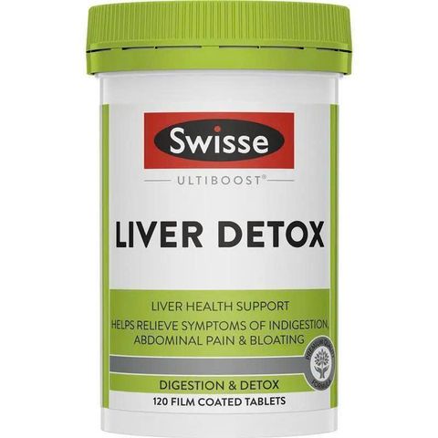Viên Uống Giải Độc Gan Swisse Ultiboost - Chiết Xuất Cây Kế Sữa Từ Úc, Hỗ Trợ Chức Năng Gan và Giải Độc Tự Nhiên