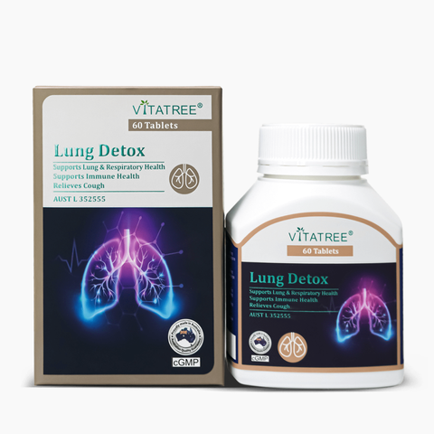Viên uống bổ phổi, thải độc phổi - Vitatree Lung Detox 60 viên Úc –MẸ SÓC