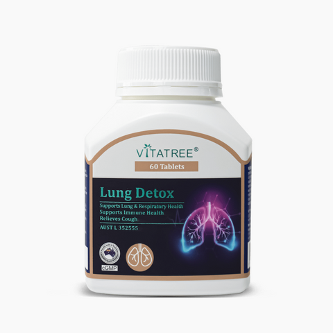 Viên uống bổ phổi, thải độc phổi - Vitatree Lung Detox 60 viên Úc –MẸ SÓC