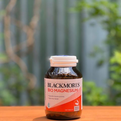Viên Uống Bổ Sung Magie Blackmores Bio Magnesium 100 Viên - Hỗ Trợ Giảm Cơ Bắp Căng, Ngủ Sâu, Nhập Khẩu Úc