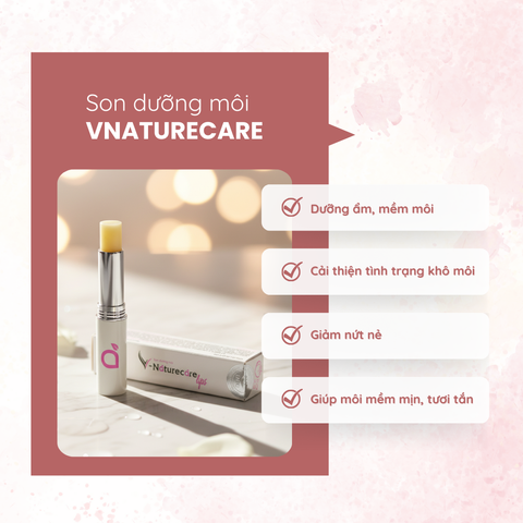 Son Dưỡng Môi Vnaturecare 2,7g - Dưỡng Ẩm Tự Nhiên, Bảo Vệ Môi Khỏi Nứt Nẻ, Phù Hợp Cho Nam Nữ