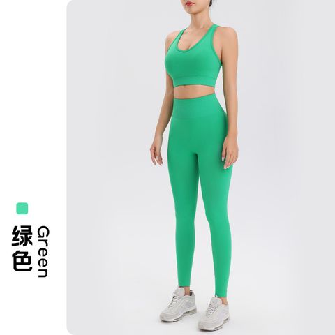 Bộ Đồ Tập Thể Thao Yoga Fuyao - Áo Ngực & Quần Dài Chạy Nhanh Khô, Chất Liệu Co Giãn Cao, Thoải Mái Cho Tập Luyện Mọi Hoạt Động