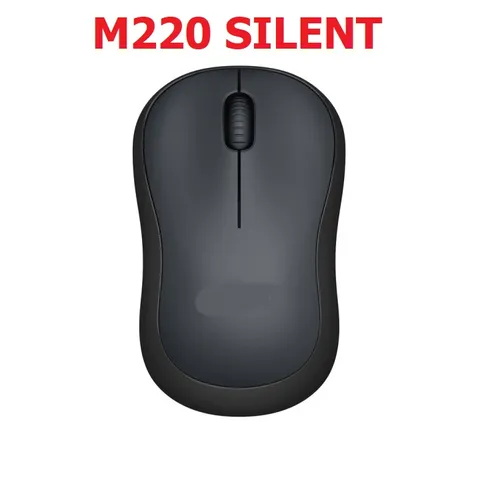 Chuột Không Dây M220 Silent - Chuột Văn Phòng Không Gây Tiếng Ồn, Kết Nối 2.4GHz, Độ Nhạy Cao, Tương Thích PC, Laptop, Smart Tivi
