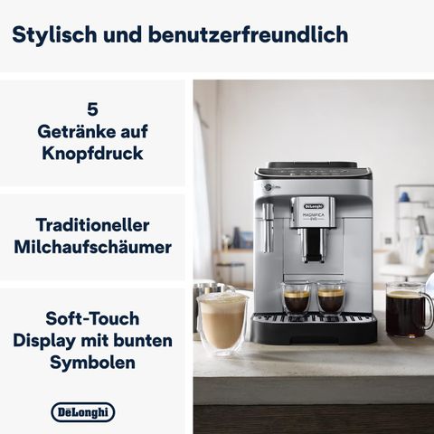 Máy Pha Cà Phê Tự Động Delonghi ECAM292.33.SB - Espresso, Cappuccino, Latte Macchiato Với Chất Lượng Barista 15 Bar, Dung Tích 1.8L