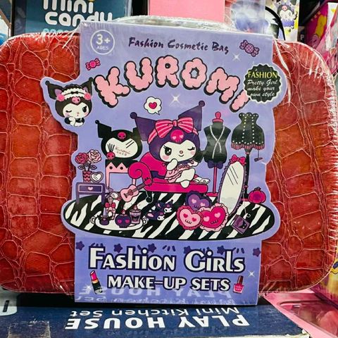 Bộ Đồ Chơi Trang Điểm Nhập Vai Kuromi - Gồm 3 Phân Loại và Máy Làm Nail Thú Vị Cho Bé Khám Phá Thế Giới Làm Đẹp