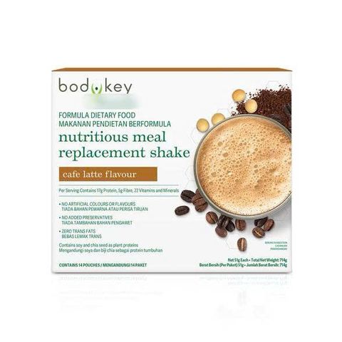 Thức Uống Thay Thế Bữa Ăn BodyKey - Giảm Cân Hiệu Quả Vị Cà Phê/Socola/Trà Sữa - Dinh Dưỡng Từ Mỹ