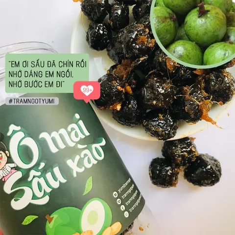 Ô mai Sấu xào gừng Yumi đồ ăn vặt mứt quả xí muội ngọt cay thơm ngon 507007