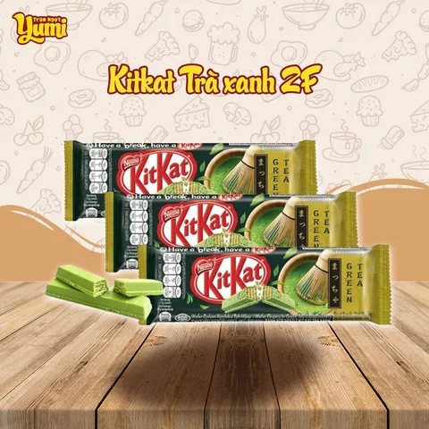 Bánh KitKat Socola & Trà xanh Nestle ngọt xốp chuẩn vị dùng làm bữa ăn nhẹ giúp bạn bổ sung lượng đường nhanh chóng 507008