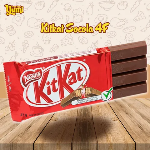 Bánh KitKat Socola & Trà xanh Nestle ngọt xốp chuẩn vị dùng làm bữa ăn nhẹ giúp bạn bổ sung lượng đường nhanh chóng 507008