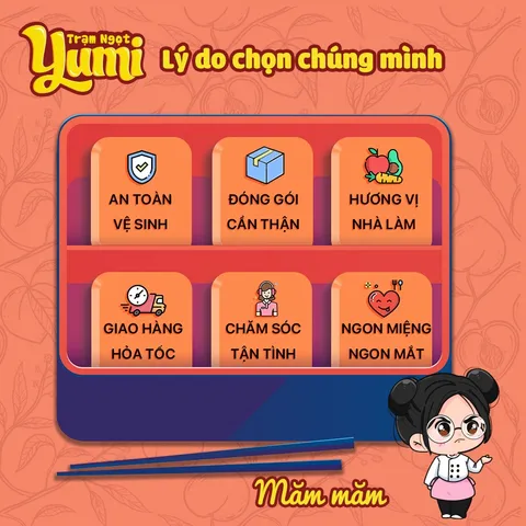 Đào bổ sấy dẻo Ô mai Yumi chua ngọt đồ ăn vặt xí muội thơm ngon 507009