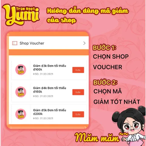 Ô mai Đào bao tử Yumi đồ ăn vặt xí muội chua ngọt thơm ngon 507017