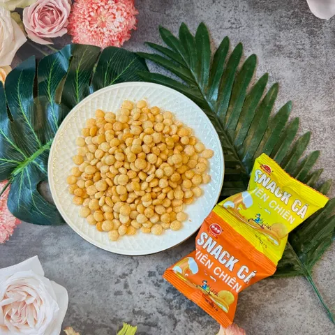 Snack cá viên chiên bịch 60 gói Haidilao chính hãng Minh Châu Food giòn thơm đồ ăn vặt cổng trường 507022