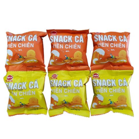 Snack cá viên chiên bịch 60 gói Haidilao chính hãng Minh Châu Food giòn thơm đồ ăn vặt cổng trường 507022