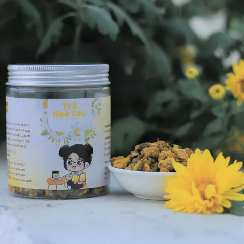 Trà hoa cúc Yumi hộp 75g, Trà cúc vàng tự nhiên 507024