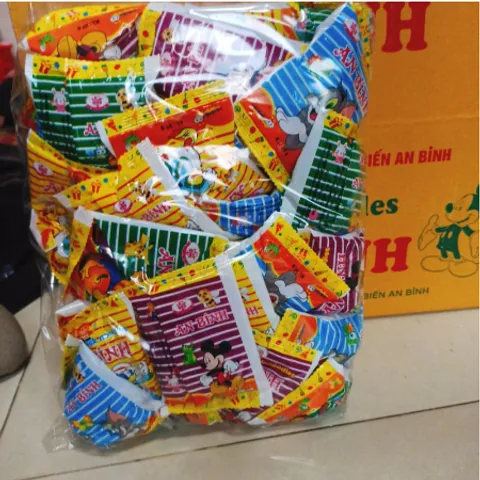 Mì tôm ăn liền trẻ em An Bính bịch 50 gói đồ ăn vặt tuổi thơ Yumi 507027