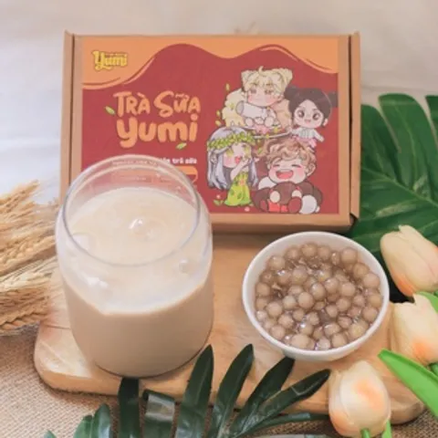 Gói Trân Châu Tự Nấu 100g & 400g - Nguyên Liệu Làm Trà Sữa Yumi Thơm Ngon, An Toàn, Không Hóa Chất