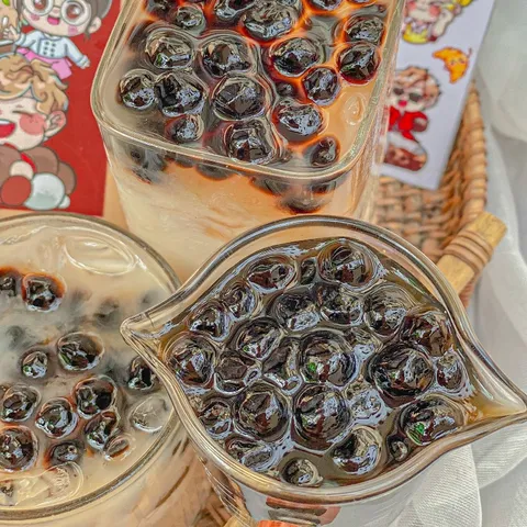 Gói Trân Châu Tự Nấu 100g & 400g - Nguyên Liệu Làm Trà Sữa Yumi Thơm Ngon, An Toàn, Không Hóa Chất