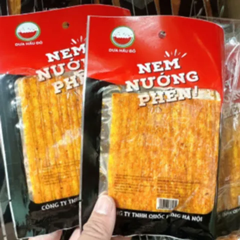 Snack Nem Nướng Phên làm từ Bột mì Que cay tuổi thơ đồ ăn vặt Yumi thơm ngon 507033