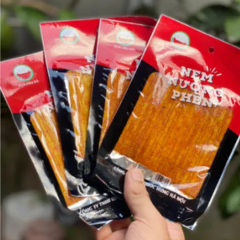 Snack Nem Nướng Phên làm từ Bột mì Que cay tuổi thơ đồ ăn vặt Yumi thơm ngon 507033