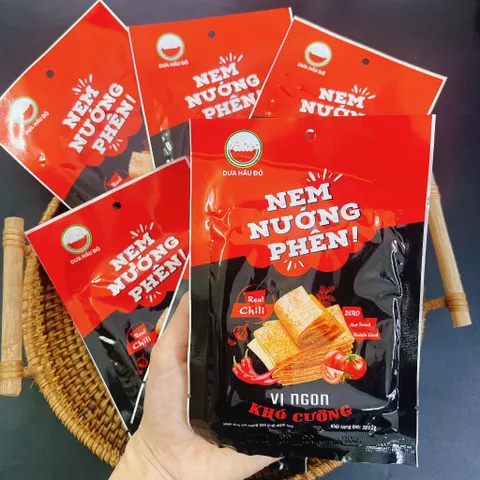 Snack Nem Nướng Phên làm từ Bột mì Que cay tuổi thơ đồ ăn vặt Yumi thơm ngon 507033