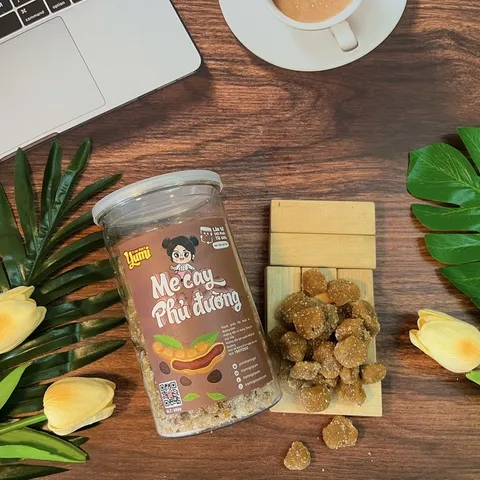 Me cay sấy phủ đường Yumi, kẹo me cay chua ngọt, đồ ăn vặt thơm ngon 507034