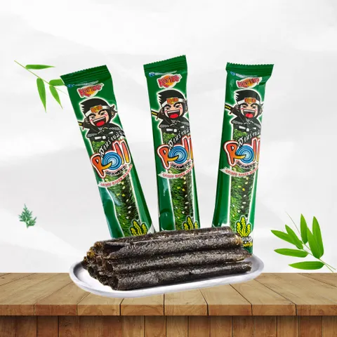 Rong biển cuộn bịch 13 gói vị Mè Tương Đen hoặc Vị Cay thơm giòn đậm vị từ Trạm ăn vặt Yumi 507036