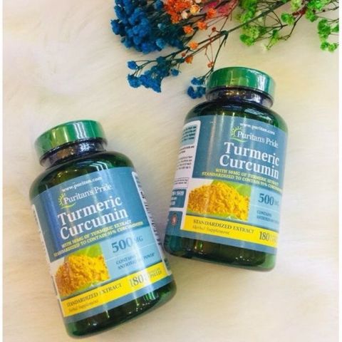 Viên uống tinh bột nghệ đẹp da, dạ dày và tiêu hoá Puritan's Pride Turmeric curcumin