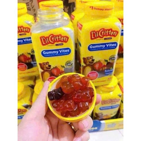 Kẹo Dẻo Gấu L'il Critters Gummy Vites 300 Viên - Bổ Sung Vitamin Tổng Hợp Cho Trẻ Em - Hương Vị Trái Cây Tự Nhiên, Tăng Cường Đề Kháng