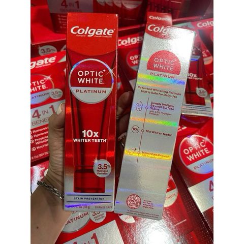 [Date 2026]Kem đánh răng Colgate Optic White Platinum High Impact White 116g 507088