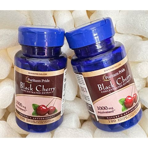 VIÊN UỐNG PURITAN'S PRIDE BLACK CHERRY CONCENTRATED EXTRACT 1000 MG, 100 VIÊN