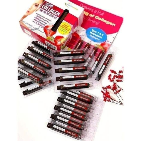 Nước Uống Liquid Collagen 4000mg - 30 ống Mỹ - Cải Thiện Da, Tăng Độ Đàn Hồi, Chống Lão Hóa, Làm Săn Chắc Cơ Thể